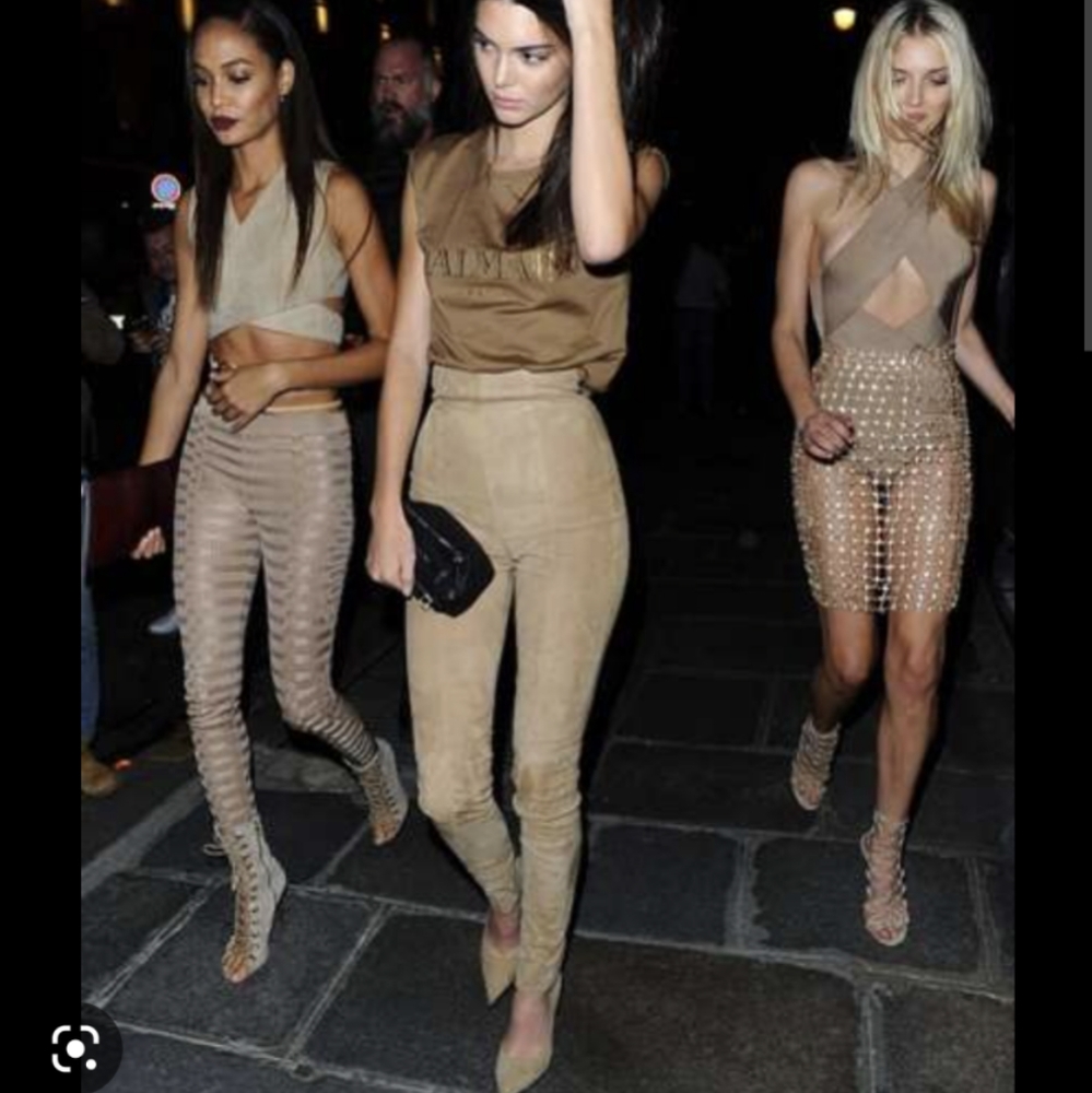 Balmain Tan Leggings